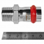 Переходник с НР нерж.сталь 18 х 1/2 ROMMER-3