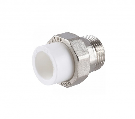 Муфта PPRC комбинированная разъемная НР D 25 x 1 KALDE