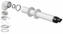 Комплект коаксиальный KRATS DN60/100 для конденсационных котлов Viessmann ,Vaillant, BAXI_3
